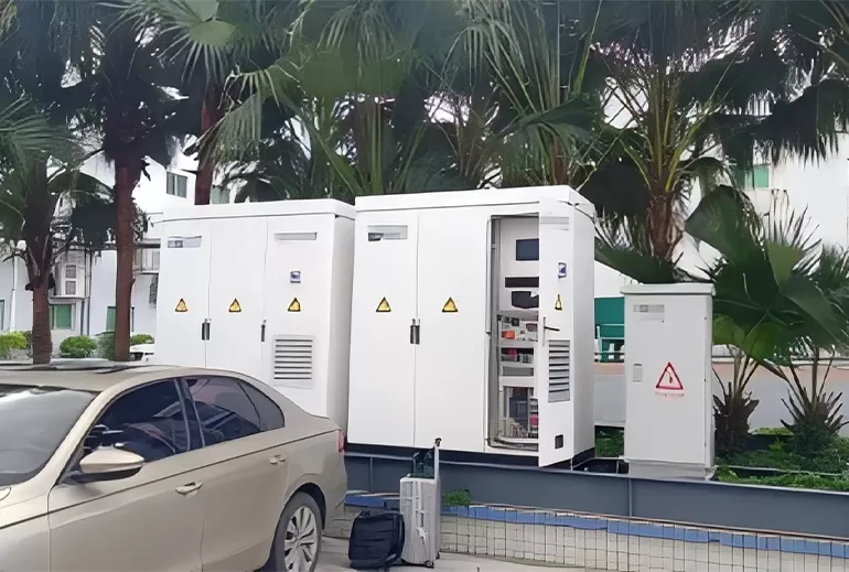 Optical storage microgrid project in a park in Africa